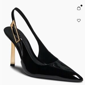 SCHUTZ Clara Black Patent Leather Pump